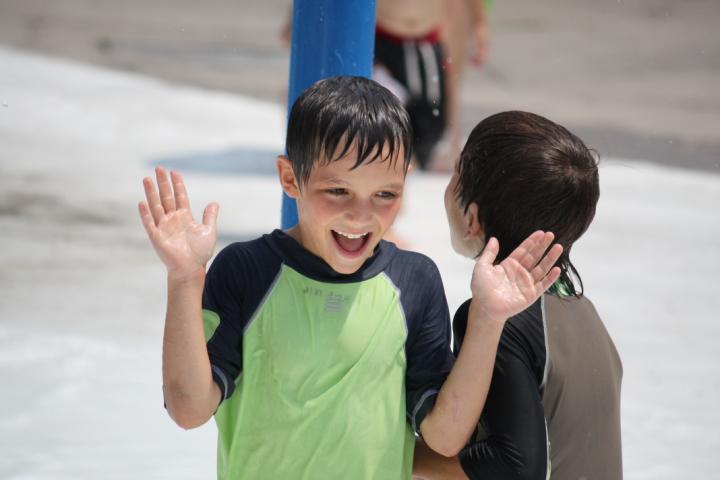 Over to the water park
