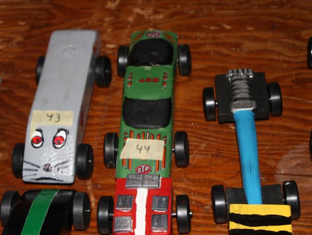 Pine Wood Derby Car 43 and 44