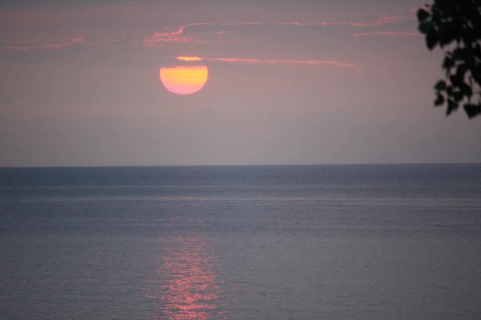 Sunset on Lake Michigan