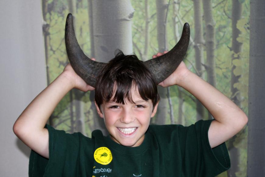 Jonathan with horns