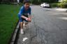 Blowing up coke bottles