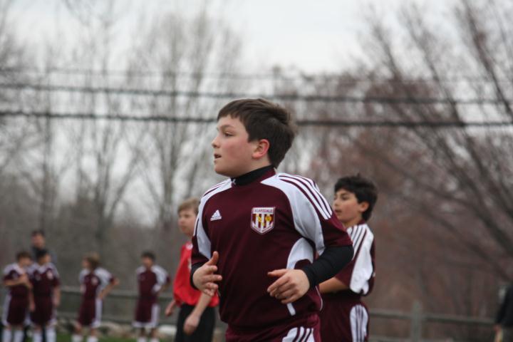 Jonathan plays soccer