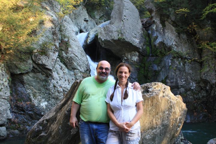 Ian and Nancy by Bash Bish Falls