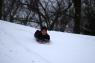 Jonathan sledding