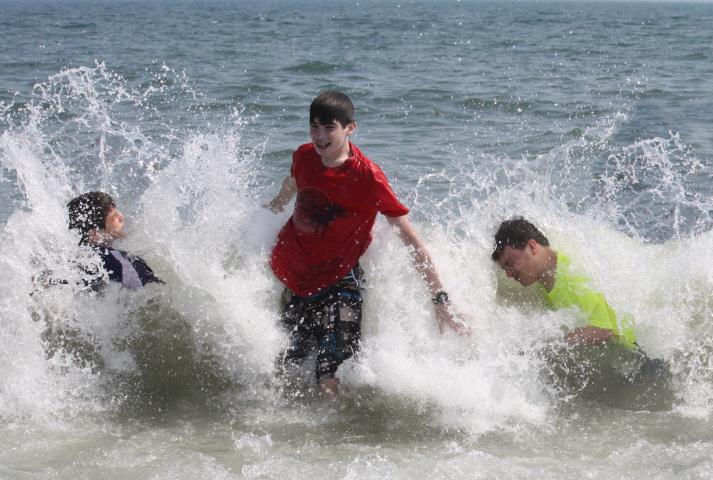 Fighting the wave