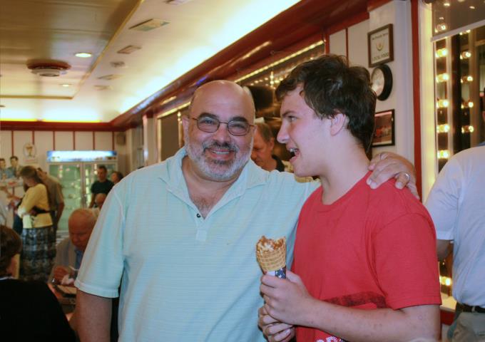 Ian and Robert get ice cream