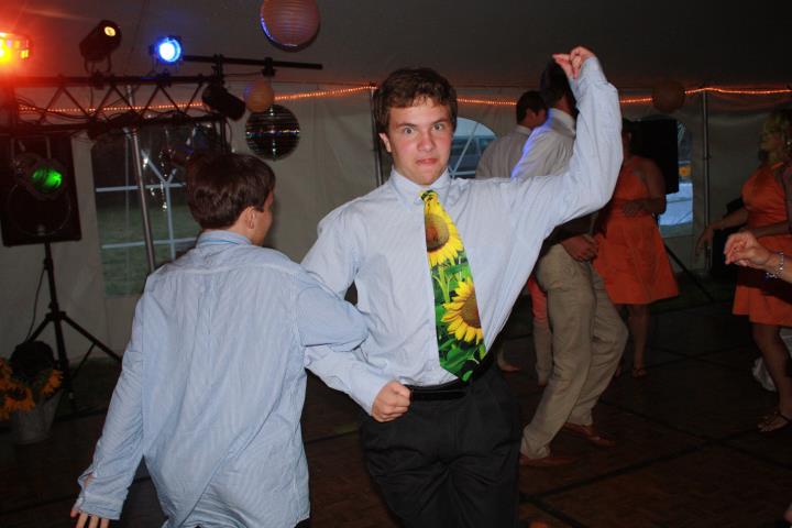 Robert and Jonathan dance