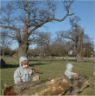Robert and Jonathan play by log