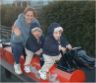 Wild horse ride with mom