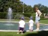 A fountain at the Long Island Art Museum