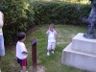 Jonathan and Robert see a scary statue