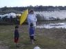 Jonathan, Robert and Nancy watch the storm