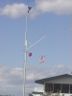 September 11th - Flags at half mast blowing in the wind