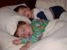 Robert and Jonathan share a bed