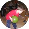 Robert's bowling attempt