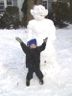 Jonathan and snow man