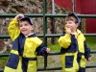 Jonathan and Robert - waiting to see the baby animals