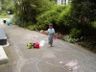 Jonathan creates driveway art masterpieces