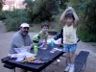 Playing Uno in a park in Moab