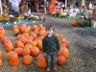 Robert helps shop for pumpkins