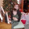 Robert plays piano with Grandma Beverly