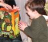 Robert gets just what he wanted - a Ninja Turtle