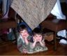 Robert and Jonathan in their club house