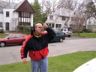 Uncle Mike gets wet