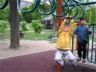 Robert on the Monkey bars at Kensico Dam