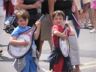Robert and Jonathan play the 'racquets'