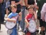 The boys get into the music