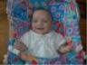 Jonathan in bouncy seat