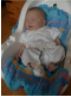 Jonathan crying in the swing
