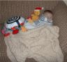 Jonathan counts with Teddy