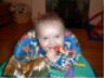 Robert eats his toys