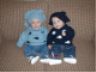 Robert and Jonathan in their sweaters and hats