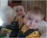 Robert and Jonathan's first hair cut