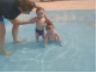 Jonathan's first dip in a pool&nbsp;