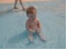 Robert likes to sit and splash
