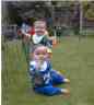 The boys in the corral