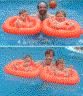 Fun in Uncle Kevin and Aunt Debra's pool.